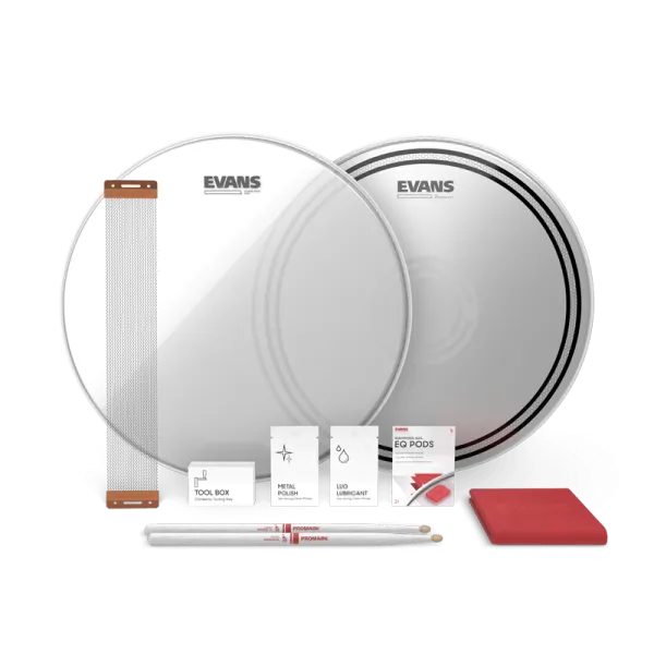 Pack Evans Tune Up Kit Ec Reverse Dot 14"