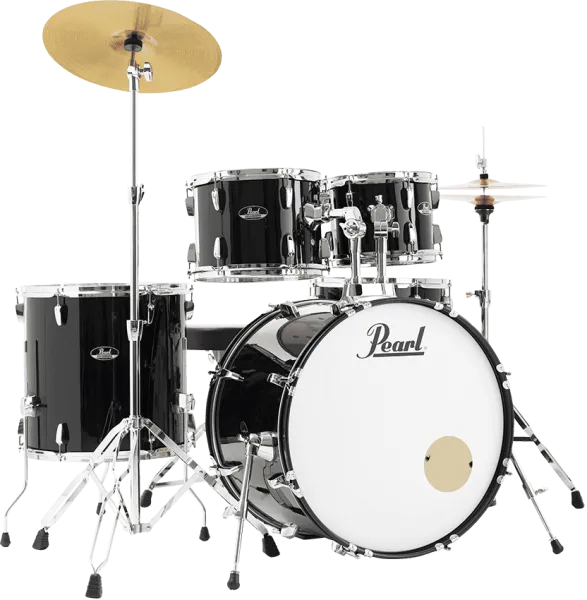 PEARL Roadshow Batterie 22"/5pcs Pack Sabian 2 Cymbales Jet Black
