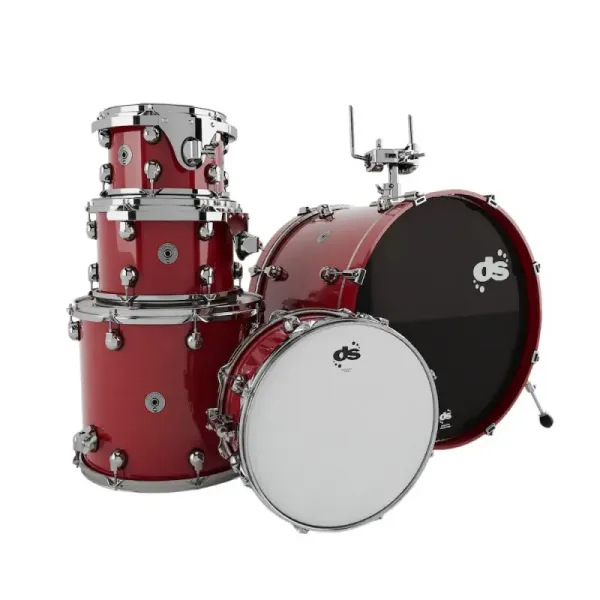 DS DRUMS Groove Master Batterie 22"/5pcs Spicy Red Lacquer