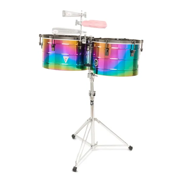 LATIN PERCUSSION LP258-TS Tony Succar Rainbow Signature Timbales 15" & 16"