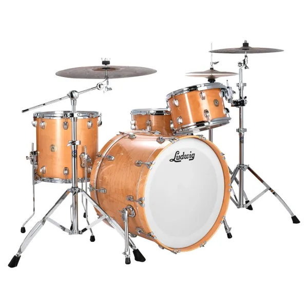 LUDWIG Continental Series Batterie 26"/4pcs Natural Maple