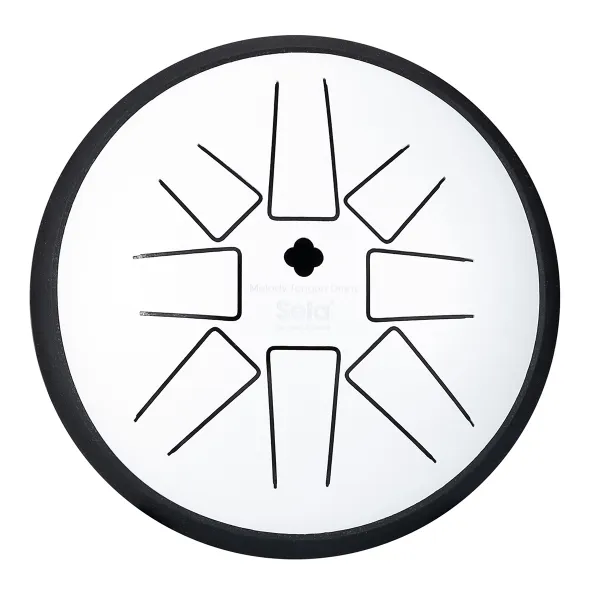 Tongue Drum Sela Melody 6" - G Min - White