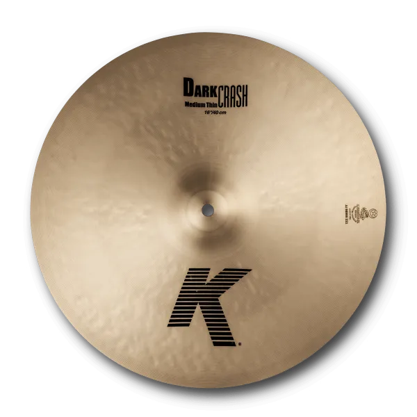 ZILDJIAN K 16" Dark Medium Thin Crash