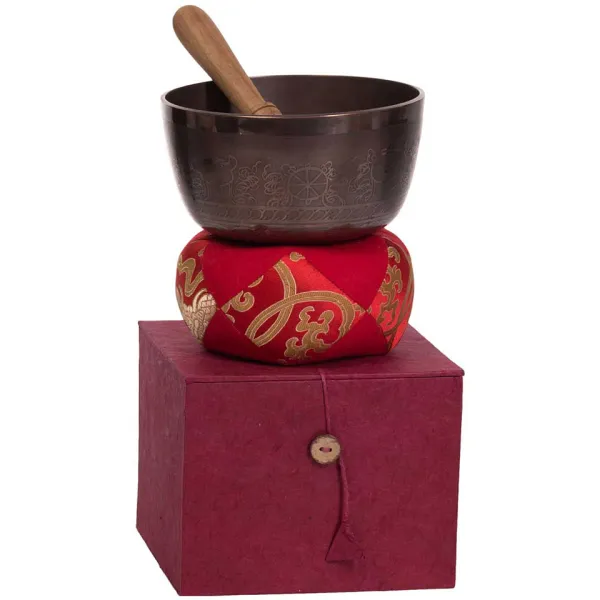 Bol Tibetain Afroton Set Complet Decore 11 Cm