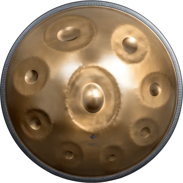Handpan Sela Harmony - Stainless Steel - Gold - F La Sirena