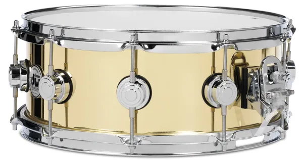 DW Collector's Caisse Claire 14"x 6.5" Metal Brass Polished