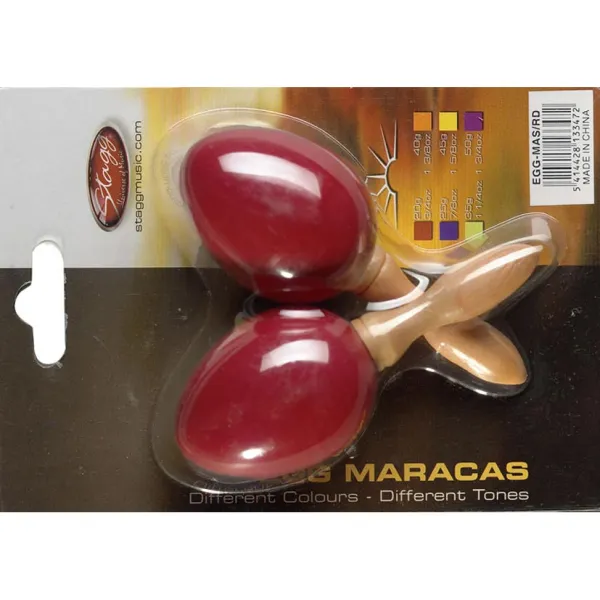 Shaker Stagg Egg Red - Manche Bois - La Paire