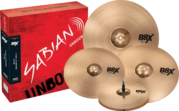 SABIAN B8X Performance Pack 4pcs