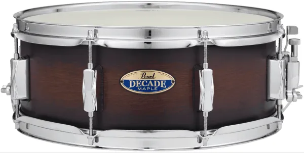 PEARL Decade Maple Caisse Claire 14"x 5.5" Satin Brown Burst