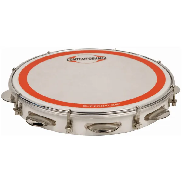 Pandeiro Contemporanea 11" White - Peau Super Nylon
