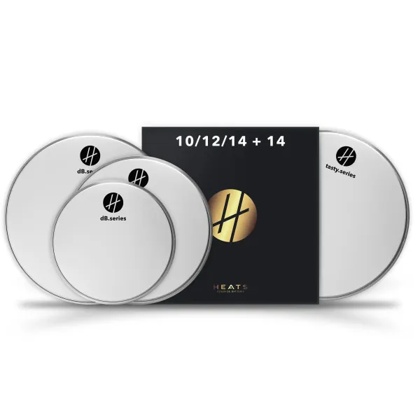 Produit HEATS Pack dB Coated 10“ 12“ 14“ + 14“ Tasty Image