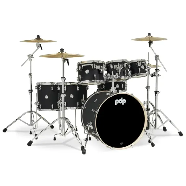 PDP Concept Maple Batterie 22"/7pcs Satin Black