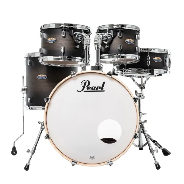 PEARL Decade Maple Batterie 20"/5pcs Satin Black Burst (Sans Hw)