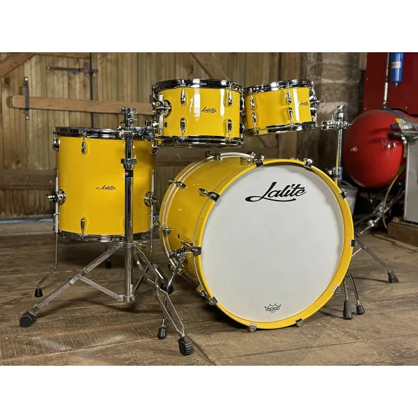 LALITE Erable Batterie 22"/4pcs Ferrari Yellow Gold Glossy