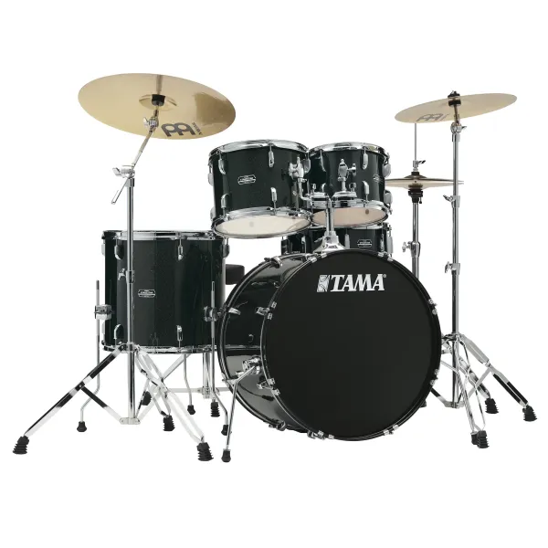 TAMA Stagestar Batterie 22"/5pcs Black Night Sparkle w/ 3 Cymbales