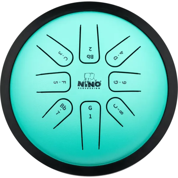 Tongue Drum Nino Small Green - Sol Mineur