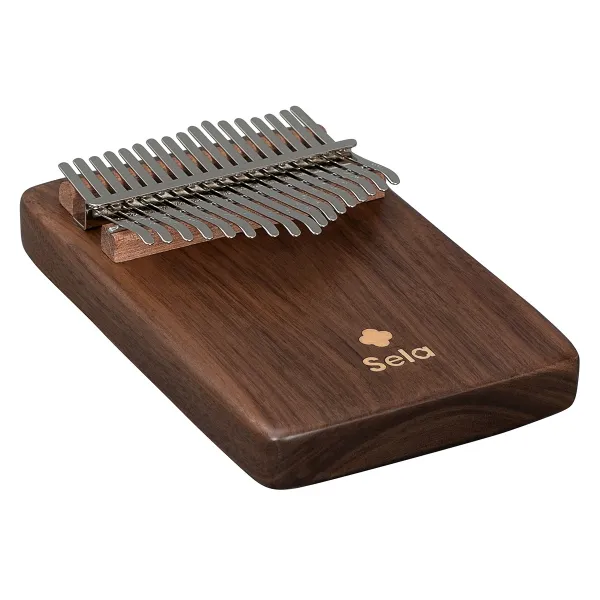Kalimba Sela 17 Lames Solid Black Walnut