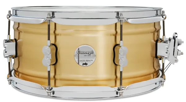 Produit PDP Concept Series Caisse Claire 14"x 6.5" Brushed Brass 1.2mm Image