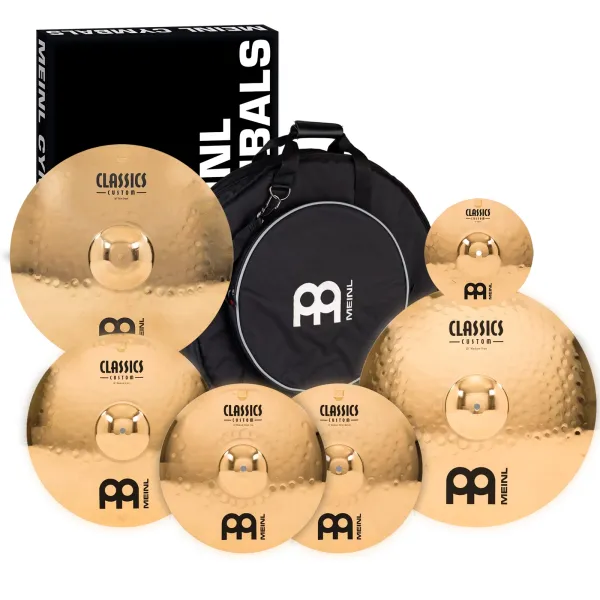 Produit MEINL Classic Custom Medium Pack 5pcs + Housse Image
