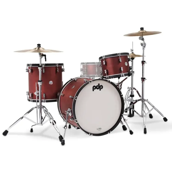 PDP Concept Classic Batterie 22"/3pcs Ox Blood Stain/Natural Hoop