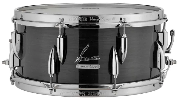 SONOR Vintage Caisse Claire 14"x 6.5" Vintage Black Slate