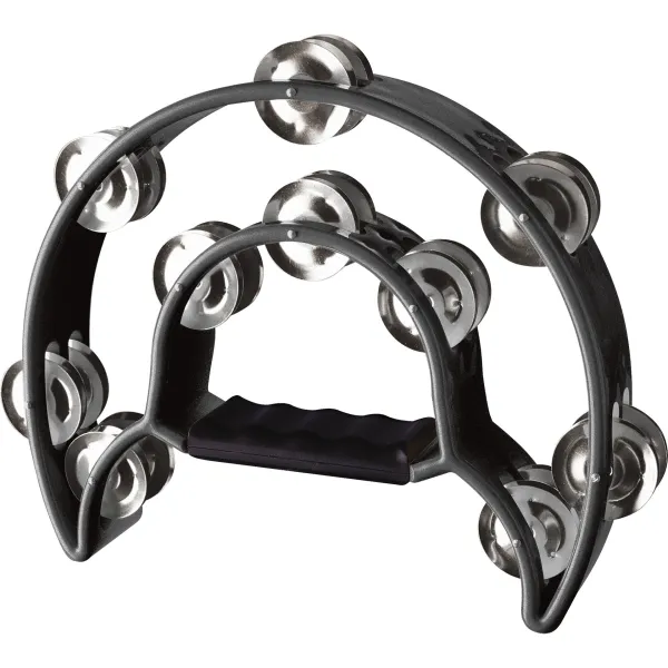 Tambourin Stagg - Double Demi Lune - 20 Cymb - Black