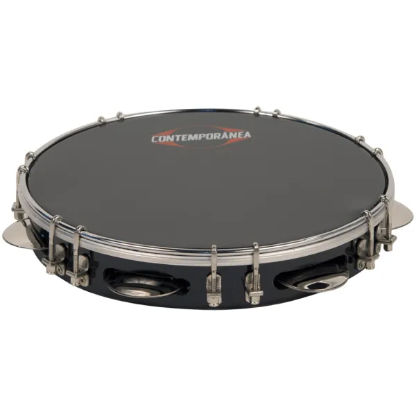 Pandeiro Contemporanea 10" Formica Black - Special Black Skin