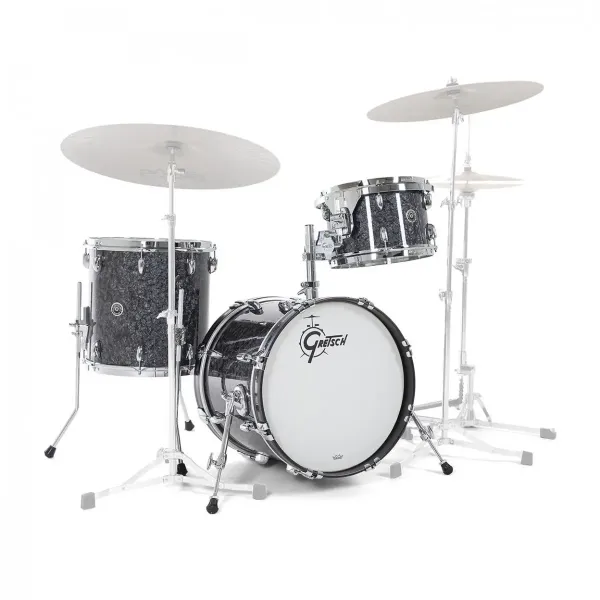 GRETSCH USA Brooklyn Batterie 18"/3pcs Deep Black Marine Pearl