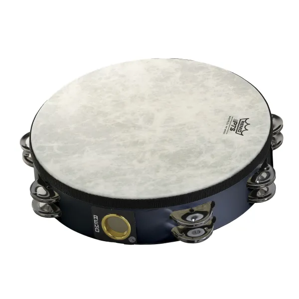 Tambourin Remo 08" Fiberskyn - 2 Rangs Black