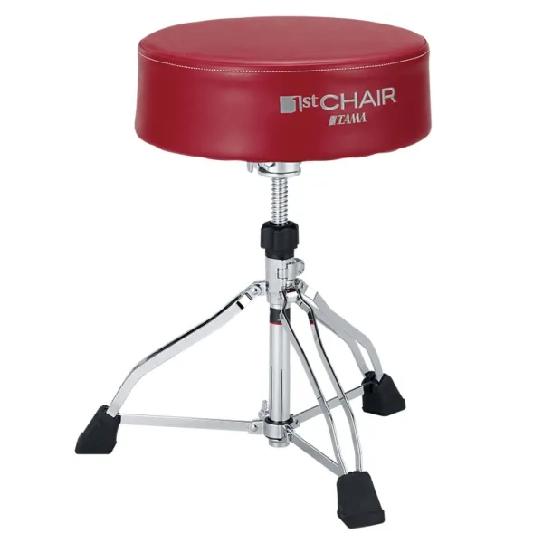 TAMA HT830R Siège Rond 1st Chair Vinyl Epais Xxl Red
