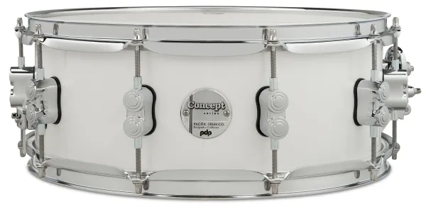 Produit PDP Concept Maple Caisse Claire 14"x 5.5" Pearlescent White Lacquer Image