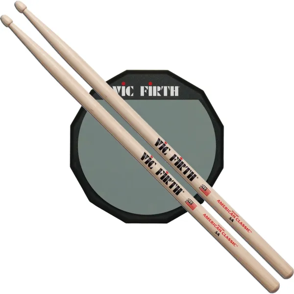 Pack Practice Pad Vic Firth 6" + Vic Firth 5A