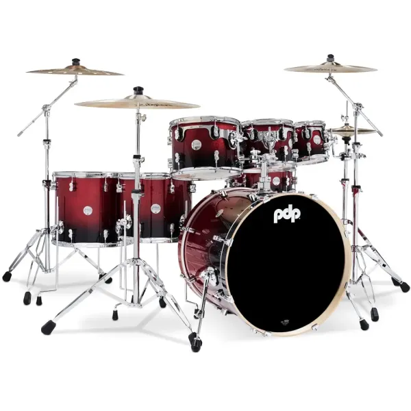 Produit PDP Concept Maple Batterie 22"/7pcs Red/Black Fade Lacquer Image