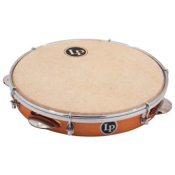 Pandeiro LP 3010N - 10" Wood - Peau Naturel + Housse