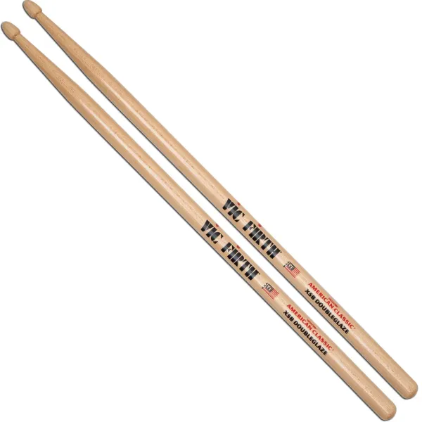 VIC FIRTH Baguettes 5B American Classic Hickory Extreme Double Glaze