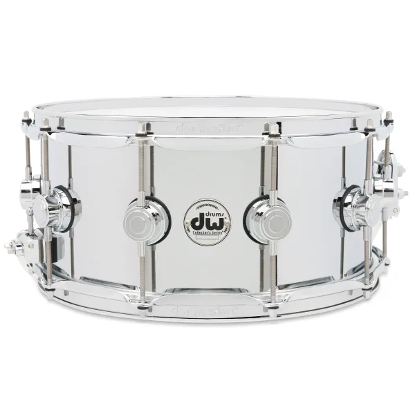 Produit DW Collector's Caisse Claire 14"x 6.5"  Metal Chrome Steel Polished Image