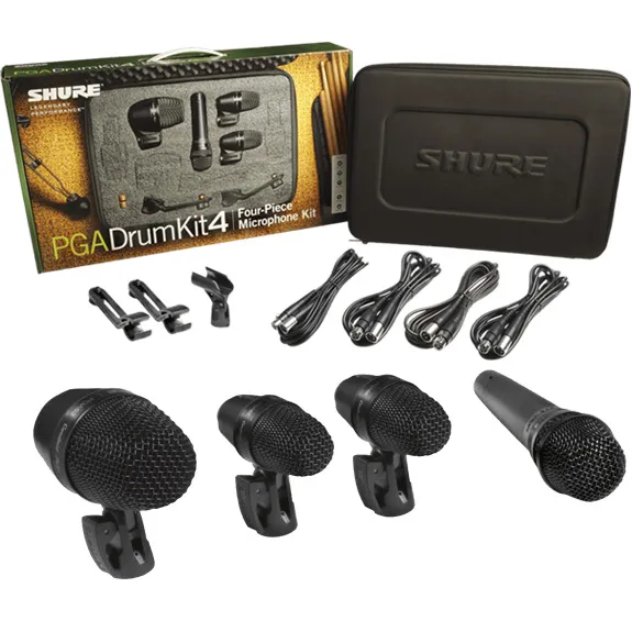 Produit SHURE PGADRUMKIT4 Pack Micro - 4 Micros Image