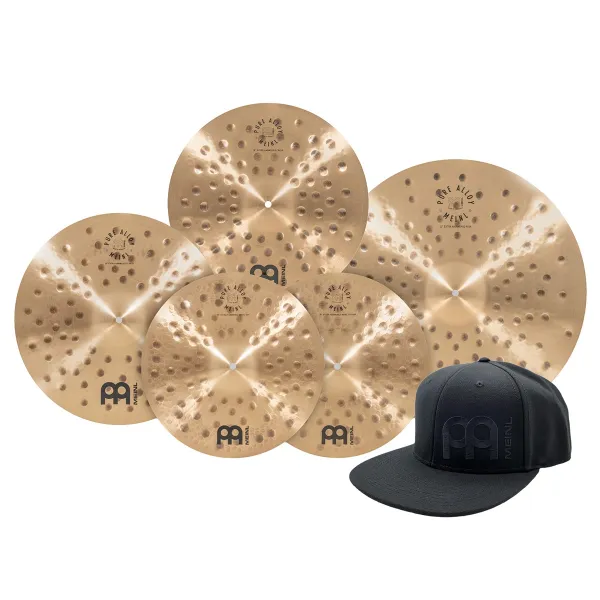 MEINL Pure Alloy MEINL Pure Alloy Extra Hammered Pack 4pcs