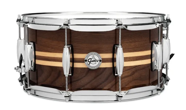 GRETSCH Full Range Caisse Claire 14"x 6,5" Walnut - Gloss Natural