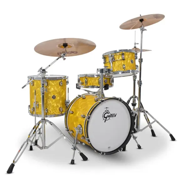 GRETSCH Catalina Club Batterie 18"/4pcs Yellow Satin Flame