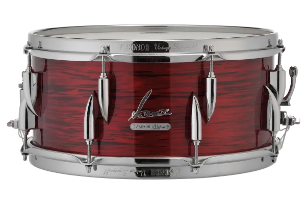 SONOR Vintage Caisse Claire 14"x 6.5" Vintage Red Oyster