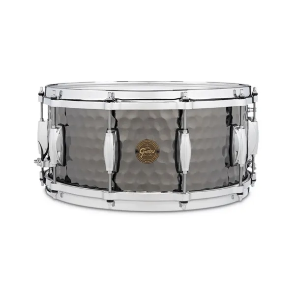 GRETSCH Full Range Caisse Claire 14"x 6,5" Acier - Hammered Black Satin