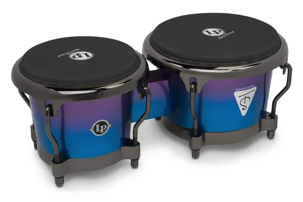 LATIN PERCUSSION LP201AX-TS Tony Succar Rainbow Signature Bongos Rainbow