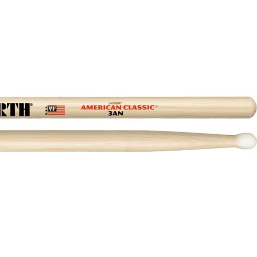 VIC FIRTH 3A American Classic Hickory Nylon