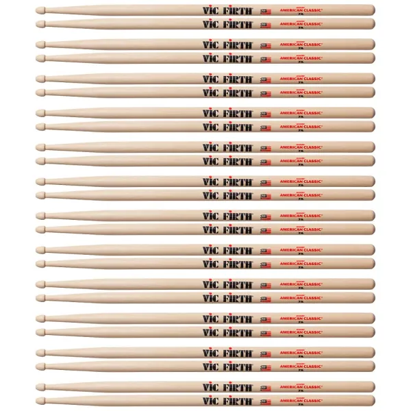 VIC FIRTH 7A Pack 12 Paires