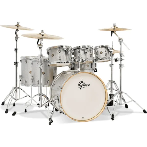 GRETSCH Catalina Maple Batterie 22"/7pcs Silver Sparkle