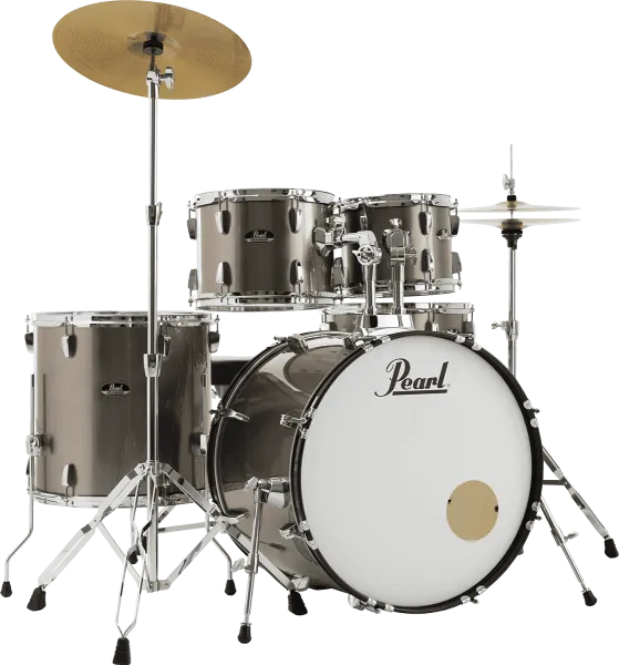 PEARL Roadshow Batterie 22"/5pcs Pack Sabian 2 Cymbales Bronze Metallic