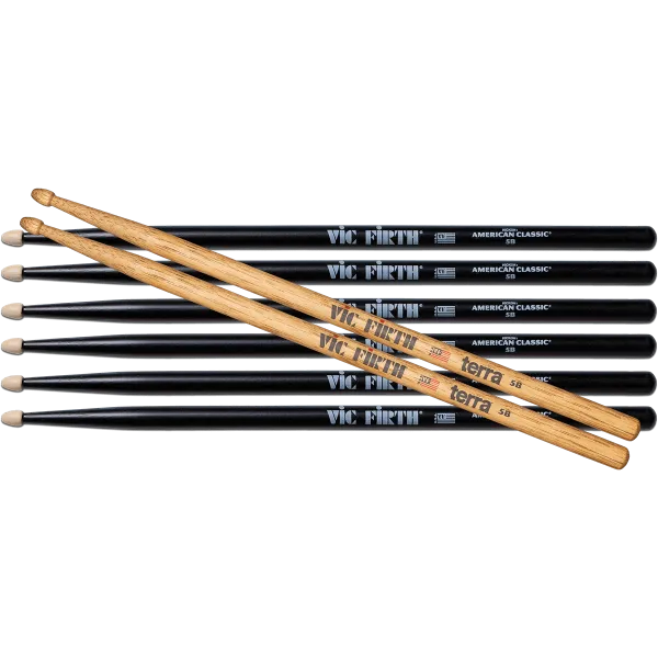 VIC FIRTH P5BB35BT1 Pack 5bb3paires + 5bt1paires
