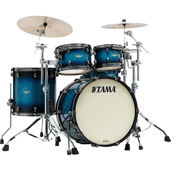 TAMA Starclassic Maple Batterie 22"/4pcs Molten Electric Blue Chrome