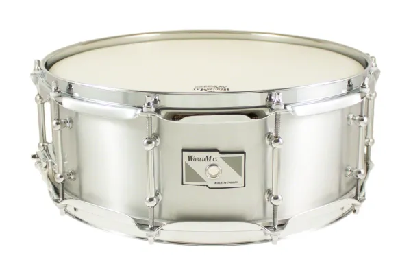 WORLDMAX Metal Caisse Claire 14"x 05" Aluminium